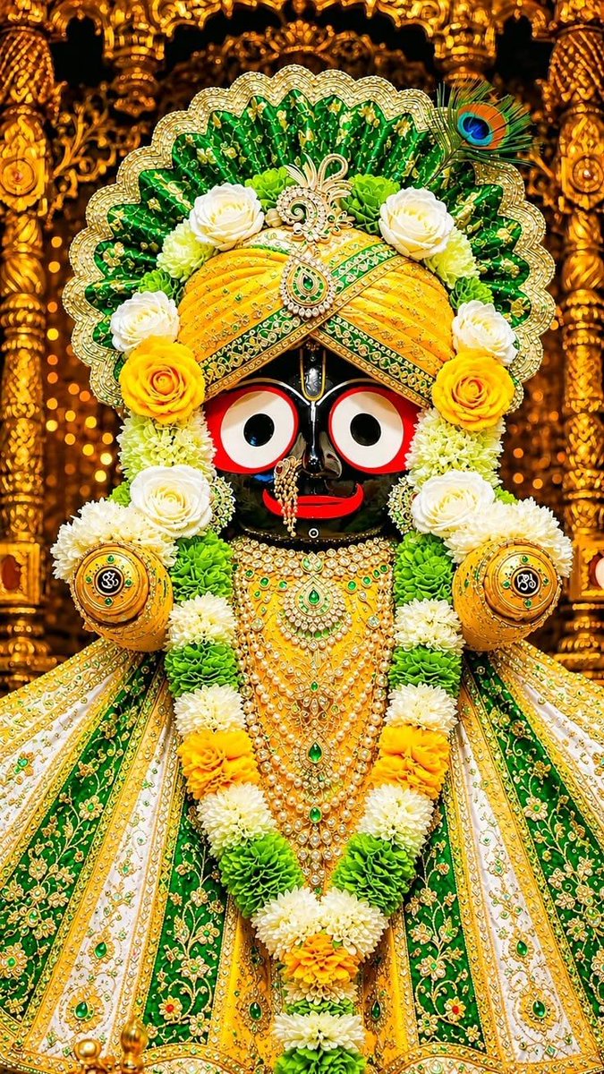Arunk750's tweet photo. जय जगन्नाथ जी 🙏

 ॐ जगन्नाथाय नमः।

नीलाचल निवासाय नित्याय परमात्मने।
जगन्नाथाय देवाय प्रणत: क्लेशनाशिने।।

 नीलाचल में विराजमान भगवान जगन्नाथ जी को नमन, जो भक्तों के सभी कष्टों का नाश करते हैं।

प्रभु की कृपा से जीवन में सुख, शांति, समृद्धि और सद्बुद्धि बनी रहे। 🙏

#जयजगन्नाथ #Jagannath #शुभप्रभात