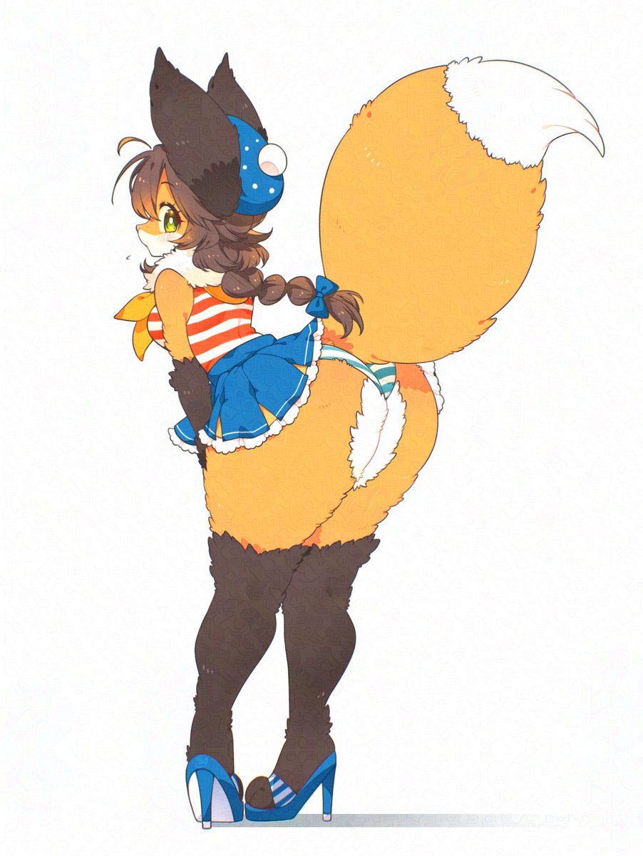 TocoNikky's tweet photo. ケモノには毛皮があるけど、服を着せても可愛いと思うのよ https://t.co/4HtR8zQUiX