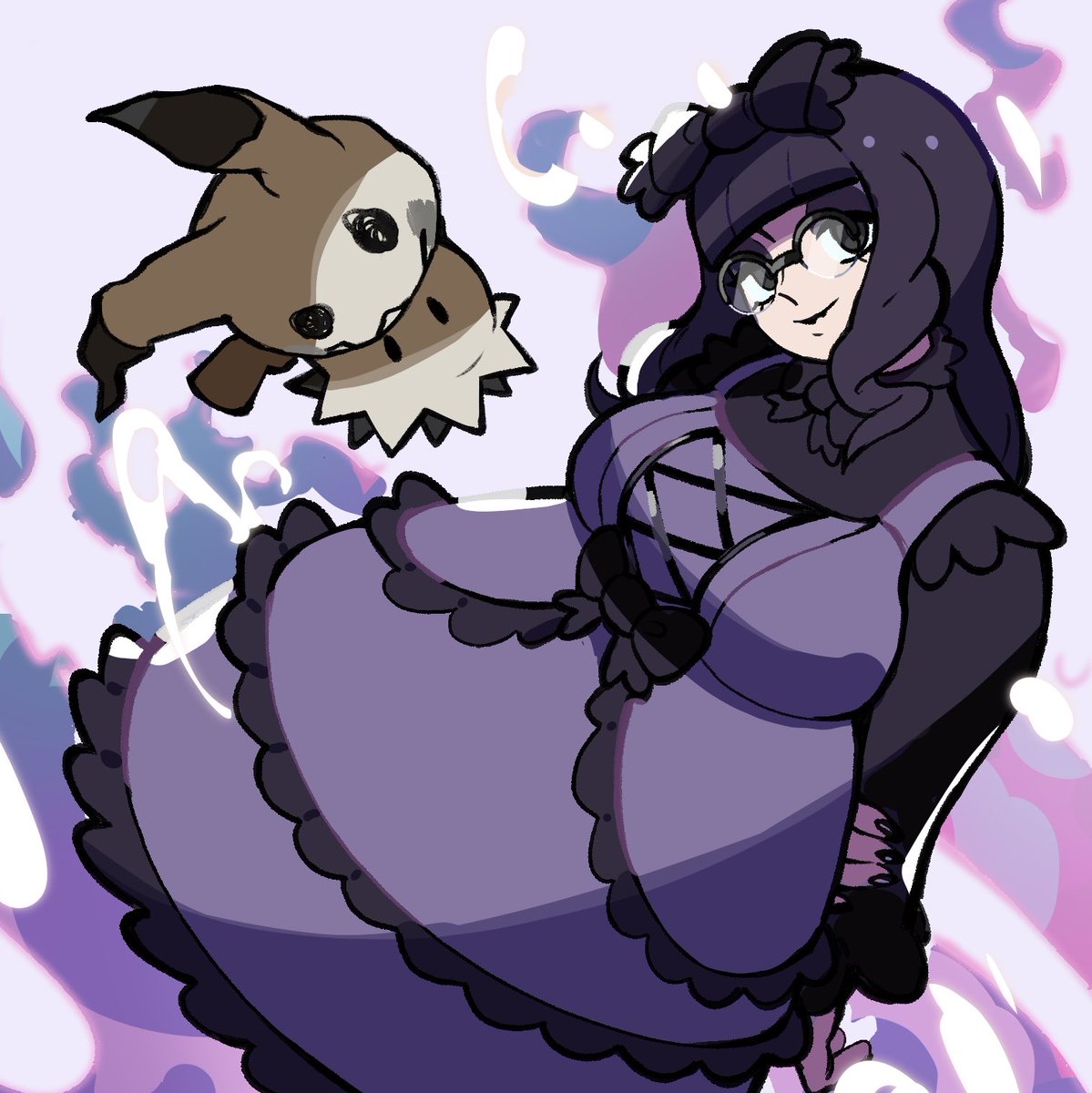 IngosMimikyu's tweet photo. If you see this, post your OC/Sona and their Pokémon partner!

Casper is Natalia’s ride or die companion!

( 🎨 by imp_blues ) https://t.co/lT9Eqpk9gV