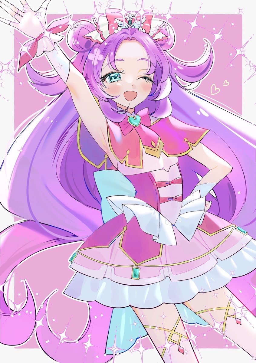mmmi1ove's tweet photo. 衣装交換アンミス💜🩷
#たんプリ　#precure https://t.co/3iQuic6XJZ
