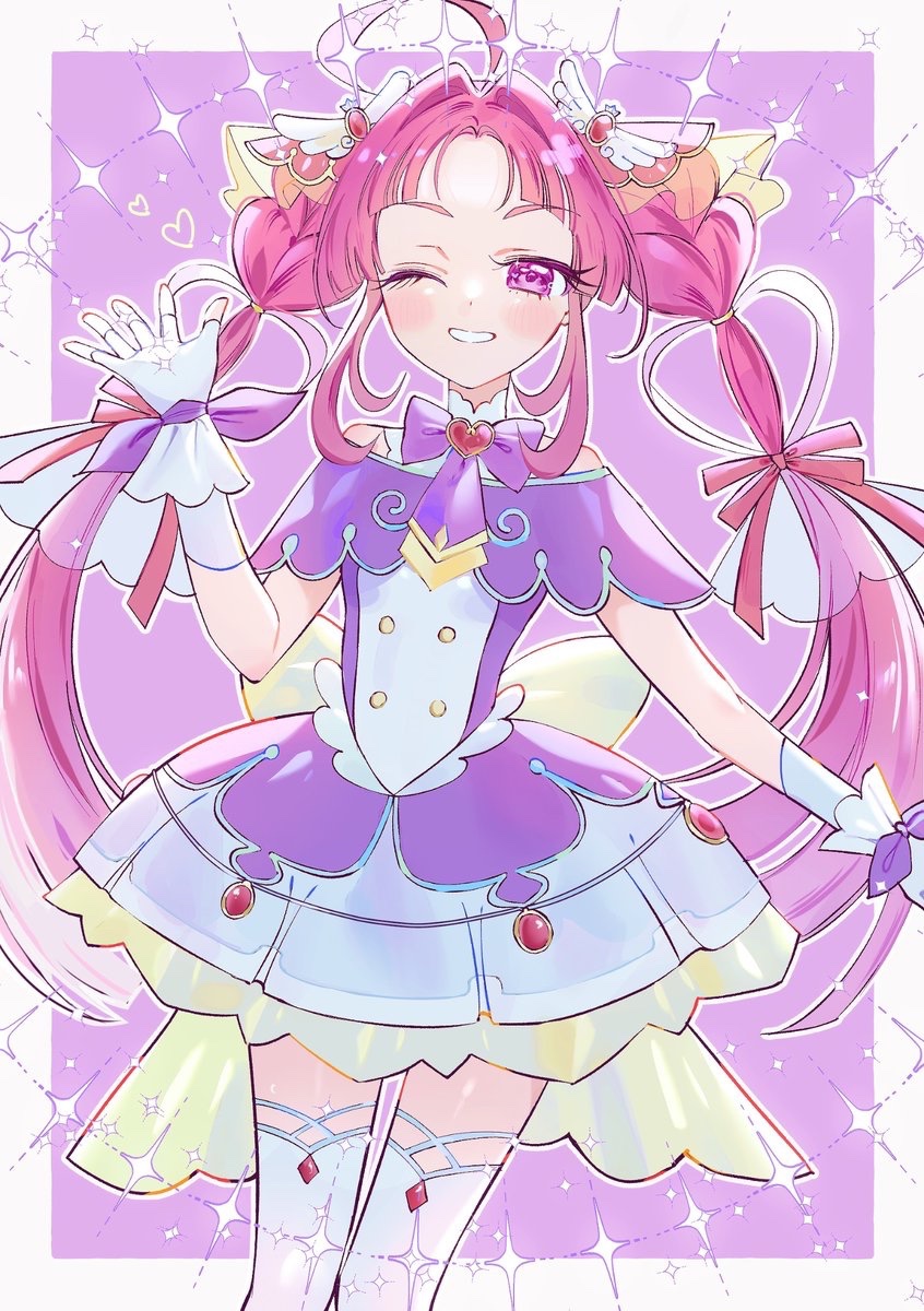 mmmi1ove's tweet photo. 衣装交換アンミス💜🩷
#たんプリ　#precure https://t.co/3iQuic6XJZ