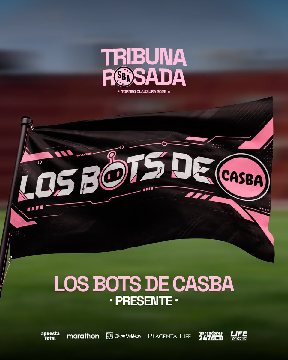sportboys's tweet photo. 🤩 ¡Llegó la banderola número 3️⃣1️⃣! 🚩🩷

🤝🏼 Agradecemos a ‘Los Bots de Casba’ por alentarnos en nuestra Tribuna Rosada. 🏟️

🎟️ Compra tus entradas virtuales, Tribuna Rosada VIP y banderolas en https://t.co/DHSYPbhgef

#VamosBoysTodaLaVida https://t.co/IRBByBSoQ6
