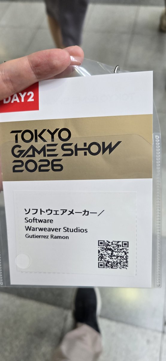 WWSoldierSilent's tweet photo. Tokyo Game Show! Super excited. This time as a business member. Baby steps for the studio. Maybe next year we will be exhibiting. Fingers crossed. https://t.co/Ok7kzLoaGY