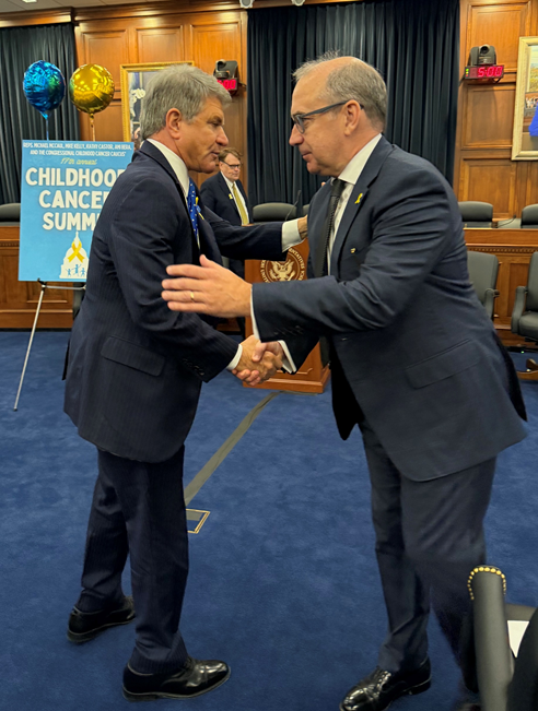 NCIDirector's tweet photo. @RepMcCaul @MikeKellyPA @USRepKCastor @RepBera A special honor to @RepMcCaul in your final year leading the Childhood Cancer Caucus after 17 years—a legacy this community will carry forward. Thank you for your tireless advocacy, sustained partnership, and investment alongside co-chairs @MikeKellyPA, @USRepKCastor, @RepBera https://t.co/8H3IQ6F4Mi