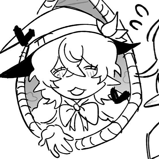 butchainsaw's tweet photo. my favourite way to draw her . minizure https://t.co/KwoyiXYgWt