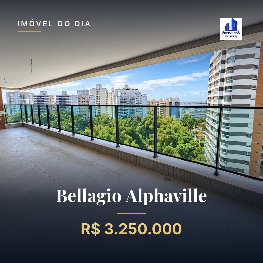 crisnilsonimob's tweet photo. Exclusividade | Mansão Bellagio, Alphaville Salvador

203m² | 4 suítes | nascente | vista mar | imóvel novo | varanda ampla | condomínio completo | 4 vagas.

💰 R$ 3.250.000

Saiba mais: https://t.co/SVVqnUroIn⁠

#AlphavilleSalvador #ImoveisSalvador #ImoveisDeLuxo #CasaDeLuxo #crisnilsonimoveis