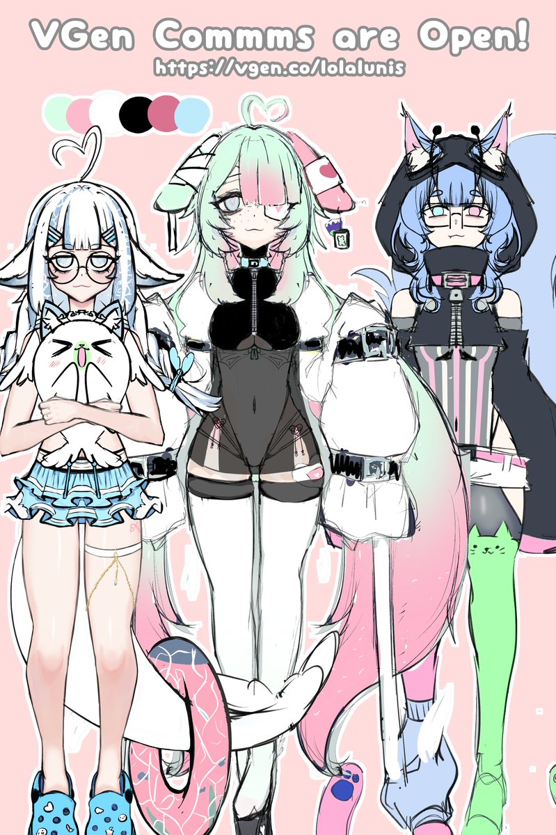Ceroos_'s tweet photo. [RTs Appreciated]

Commissions are now open on VGen!!!!! It's been a while since I did this sort of work, so I'm only doing a few slots for character designs

For more information please refer to the Vgen link!! https://t.co/C2Odt0BSYA