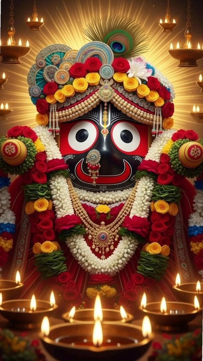 ankita_sin38649's tweet photo. ॐ जगन्नाथाय नमः।✨

दीनबन्धु दयासिन्धु कृपां कुरु जगत्पते।
भक्तानां भयमुत्सार्य मंगलं कुरु सर्वदा।।

 हे जगत के स्वामी! आप दीनों के बंधु और करुणा के सागर हैं। अपने भक्तों के भय और कष्ट दूर कर सदैव मंगल करें।

 प्रभु श्री जगन्नाथ जी आपके जीवन से सभी चिंताएँ दूर करें और सुख-समृद्धि से भर दें। 🙏

#जयजगन्नाथ #JagannathMahaprabhu #प्रभुकृपा