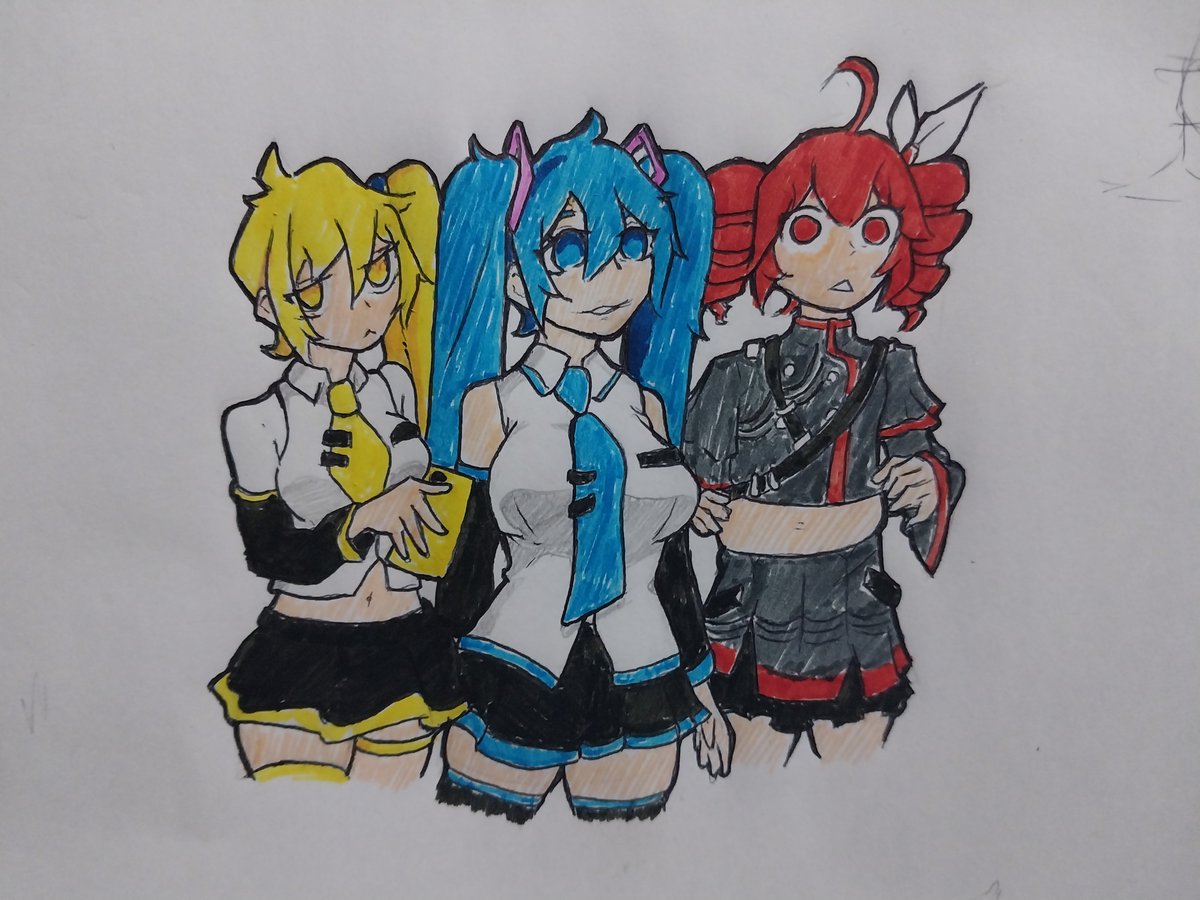 aremporal's tweet photo. Elas estão coerentes? Em breve mais artes das 3 melhores

#HatsuneMiku #AkitaNeru #KasaneTeto #Vocaloid #UTAU #fanart #illustration https://t.co/kiv2W6XOR4
