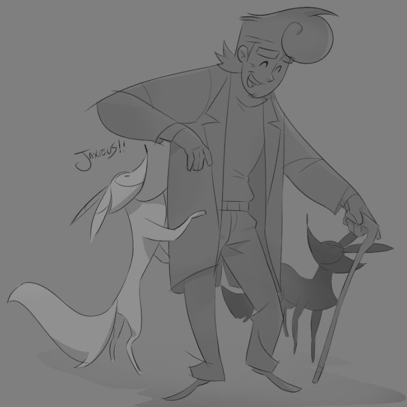 Jaxieus110_0's tweet photo. Peri and Foxes https://t.co/g4TBkdY2Qn