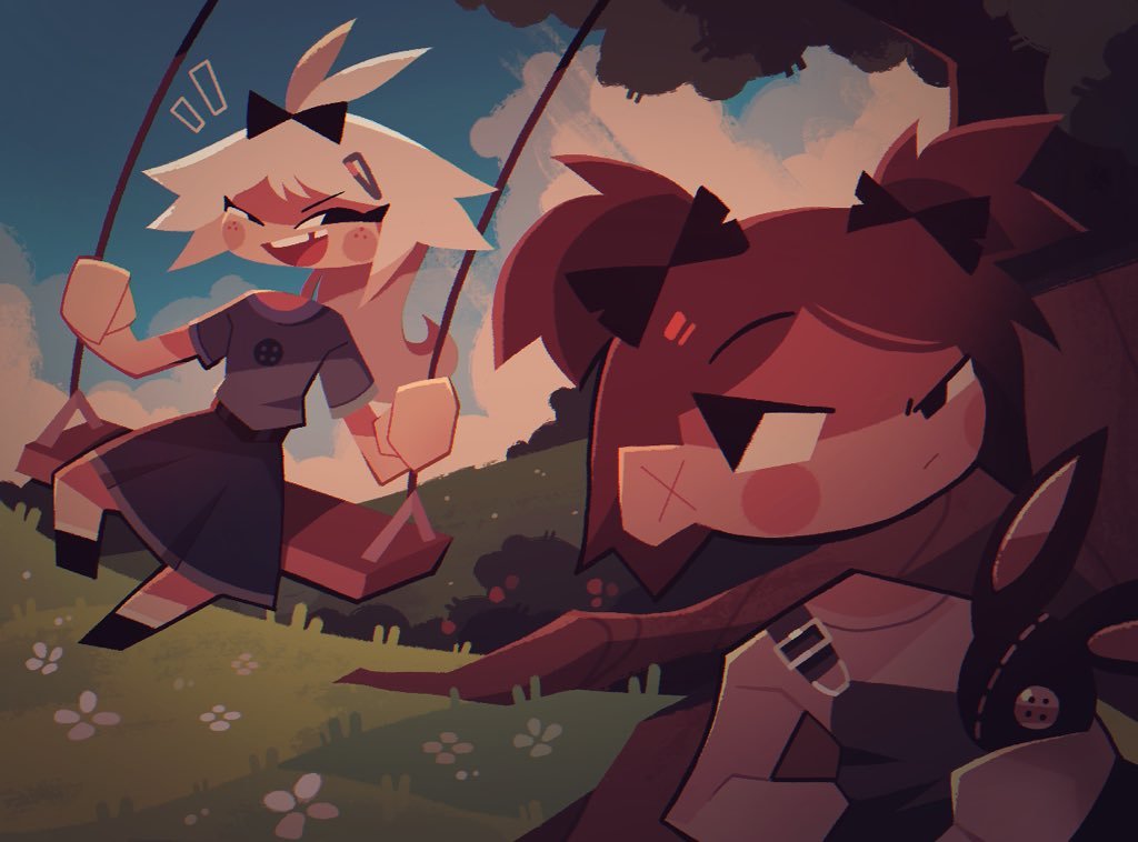 DemonOfMalice's tweet photo. [👑]: "our childhood memories, I miss this Katie."

{ORIGINAL ART Belongs To: @A3DGhost / and also as well the character Alice!} https://t.co/yXbbh8ZVge