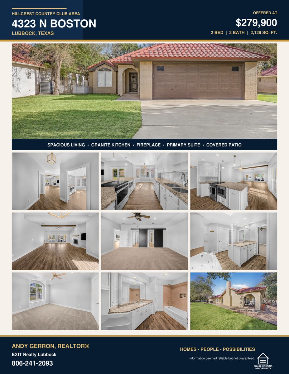 AndyGerron's tweet photo. $5,000 Interest Rate Buy-Down for lower monthly payments.
--Near Hillcrest Country Club 
--2 MASSIVE isolated Bedrooms with their own Bathrooms
--True "lock-and-leave" convenience for downsizers, busy professionals, or golf course lovers. 
--HOA Fully manages and waters the yard. https://t.co/S3q7PO935w