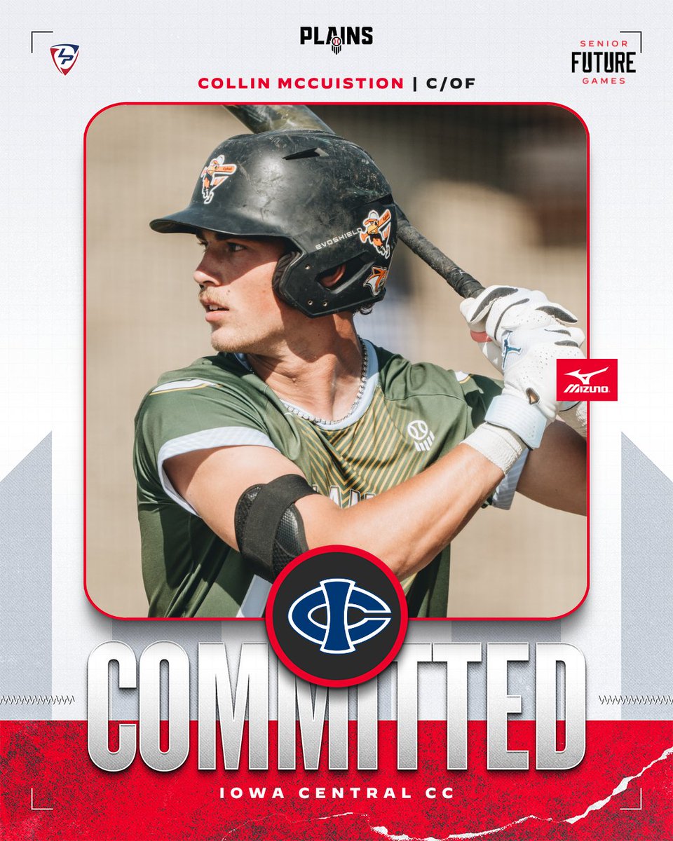 PBDakotas's tweet photo. #𝗣𝗕𝗙𝗚𝟮𝟲: 𝗖𝗼𝗺𝗺𝗶𝘁𝗺𝗲𝗻𝘁✅

‘27 C/OF Collin Mccuistion (Williston) has committed to Iowa Central.

Mccuistion was a member of #TeamPlains🌾 at the 2026 Prep Baseball Senior Future Games.

@collin_m11 || @prepbaseball 

ꜰᴜʟʟ ᴛᴇᴀᴍ ᴘʟᴀɪɴꜱ ᴄᴏᴍᴍɪᴛᴍᴇɴᴛ ᴛʀᴀᴄᴋᴇʀ
https://t.co/ElAElM9Xda