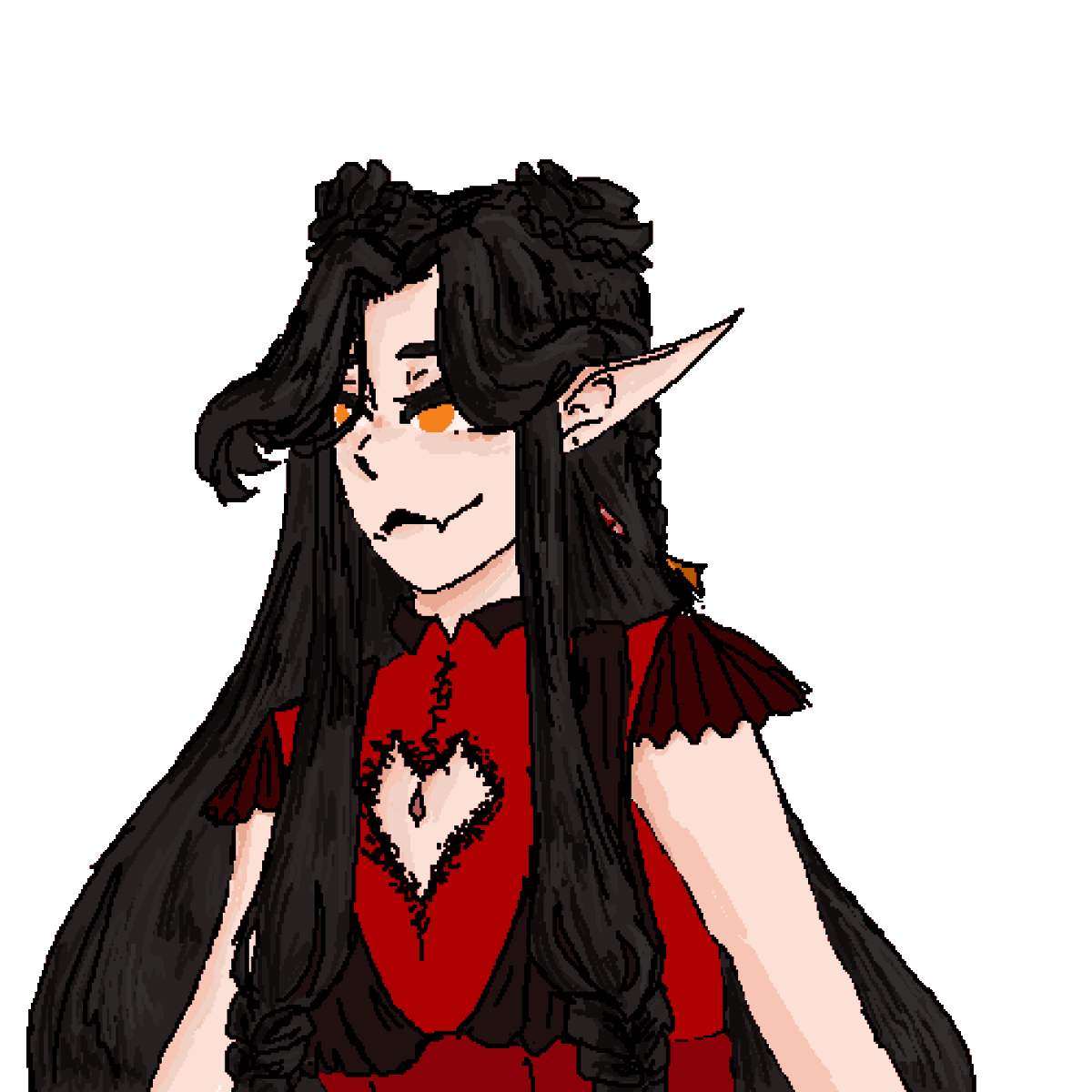 Miel_Lya's tweet photo. Lina's here again! Accompanied of her ssweet girl Luna! 
I drew them during #Artfight fo my profile!  
I am hoping for one day having a #VGenCode !  #ArtistOnTwitter #art https://t.co/wgzgoHmp6y