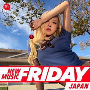 wmj_intl's tweet photo. 【ROSÉ】
「new trick」を本日リリース✨
#ロゼ が@SpotifyJP のプレイリスト
『New Music Friday Japan』のカバーに👀✨

プレイリストはこちら！
🎧 https://t.co/AJH7S85vYL https://t.co/pDxCFDky2E