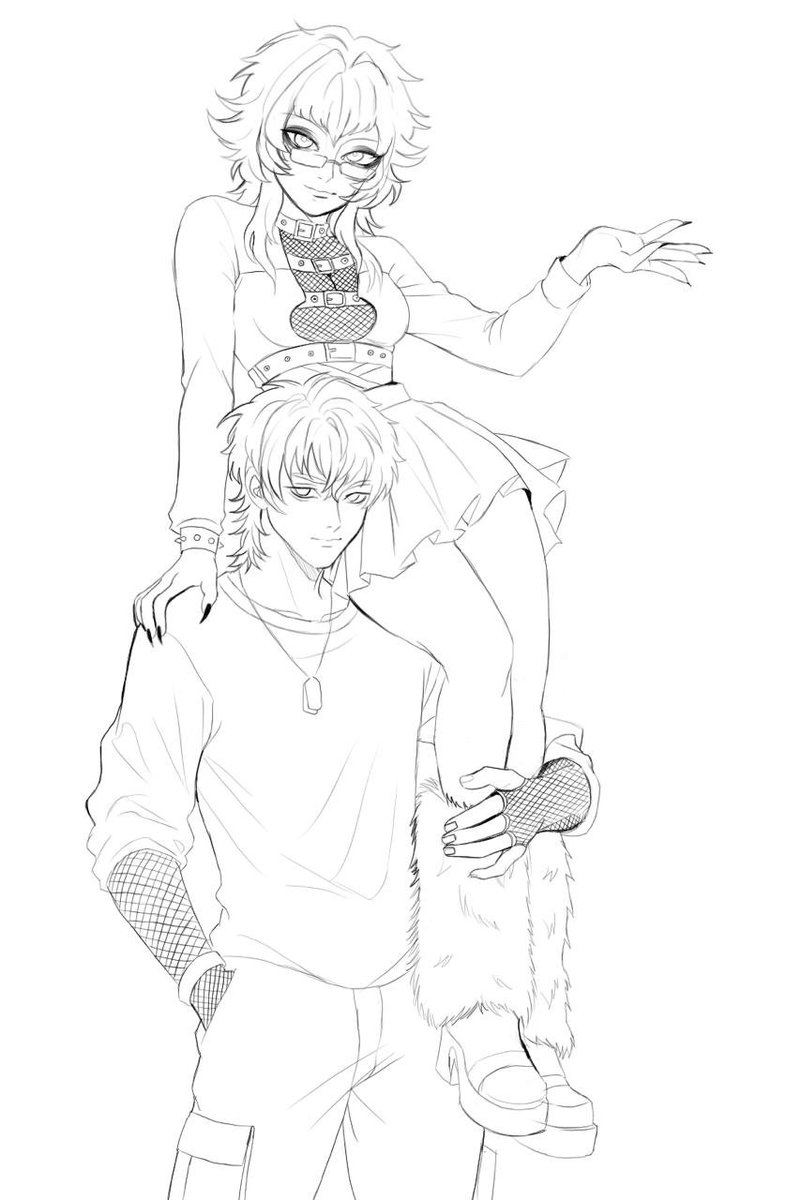 Fehhi_'s tweet photo. another comm 
finally it wil be coloring day
#commissionㅤ https://t.co/M6fhza8Njw
