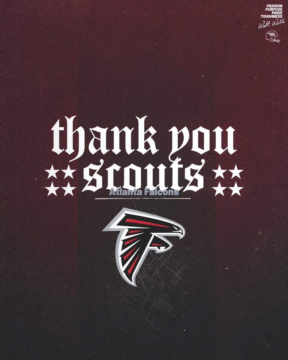 EKUFootball's tweet photo. Thanks @AtlantaFalcons for checking on our guys 📈

#E2W | #MatterOfPride https://t.co/rkkNdgXPlS