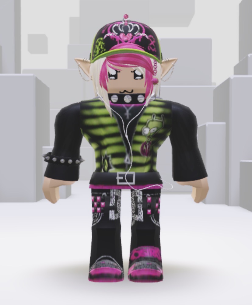 embrlynnie's tweet photo. stinky in roblox but i made him cooler+ live footage of him throwing a tantrum cuz hes like that #DrainTrain #FarFetchedShow https://t.co/FRPVsw4lDk