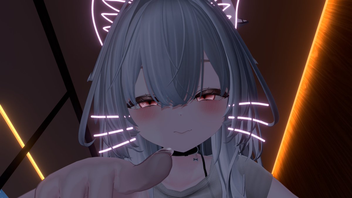 sacurakey's tweet photo. うりうり、
早く起きないとイ���ズラしちゃうぞー……

#VRC #kaguya https://t.co/PGKMVkTrby