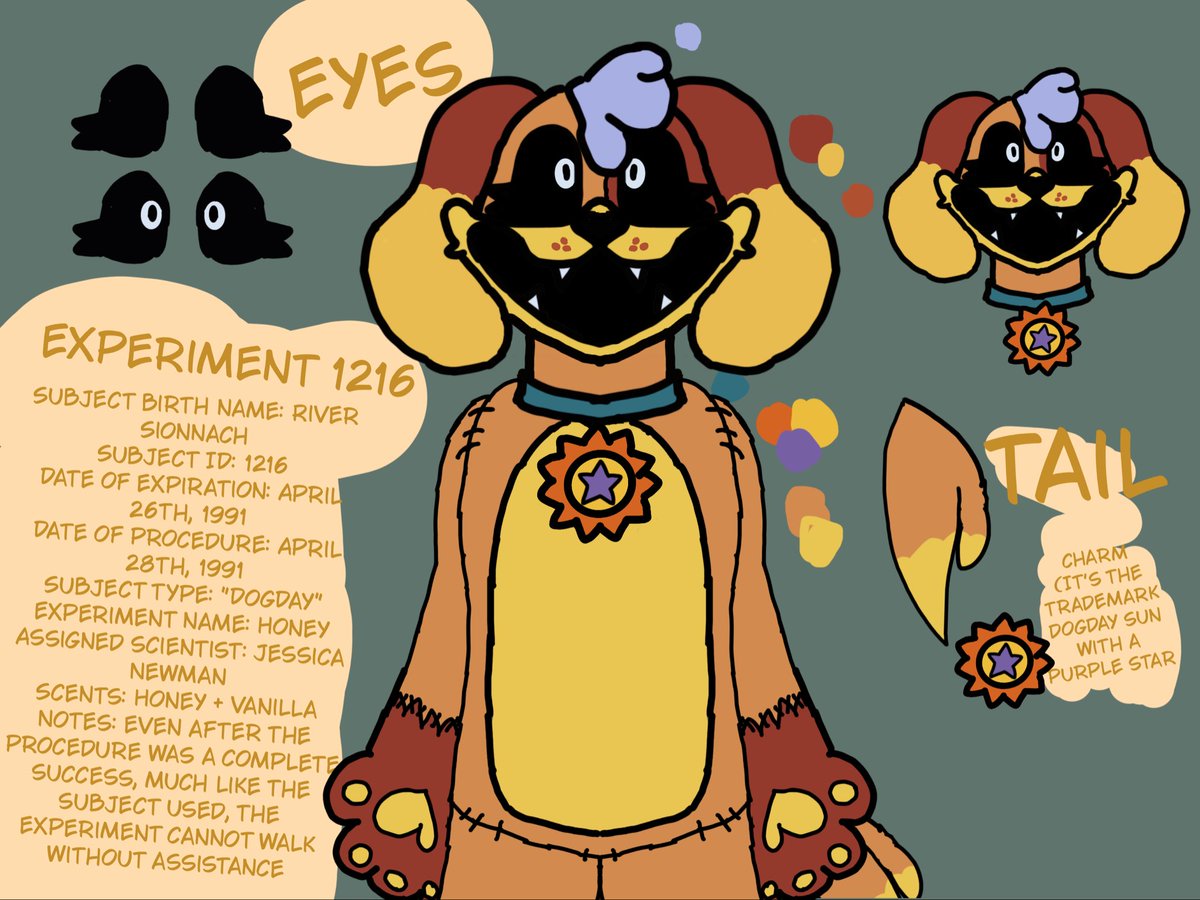 Riversbeartrap's tweet photo. HONEY GOT AN UPDATE!!
also, I drew the dogday plushie by hand!#ppt #ppttwt #sctwt #biggerbodiesinitiative #dogday #smlingcritters #poppyplaytime https://t.co/HHDQwffK9x