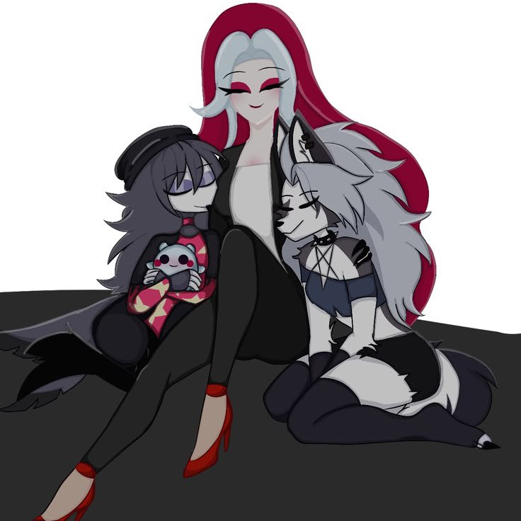 Emma00445's tweet photo. Soft moments in hell. 🖤✨
#HelluvaBoss #Loona #Octavia #CarmillaCarmine #HelluvaBossFanart https://t.co/Uv8k5uWw34
