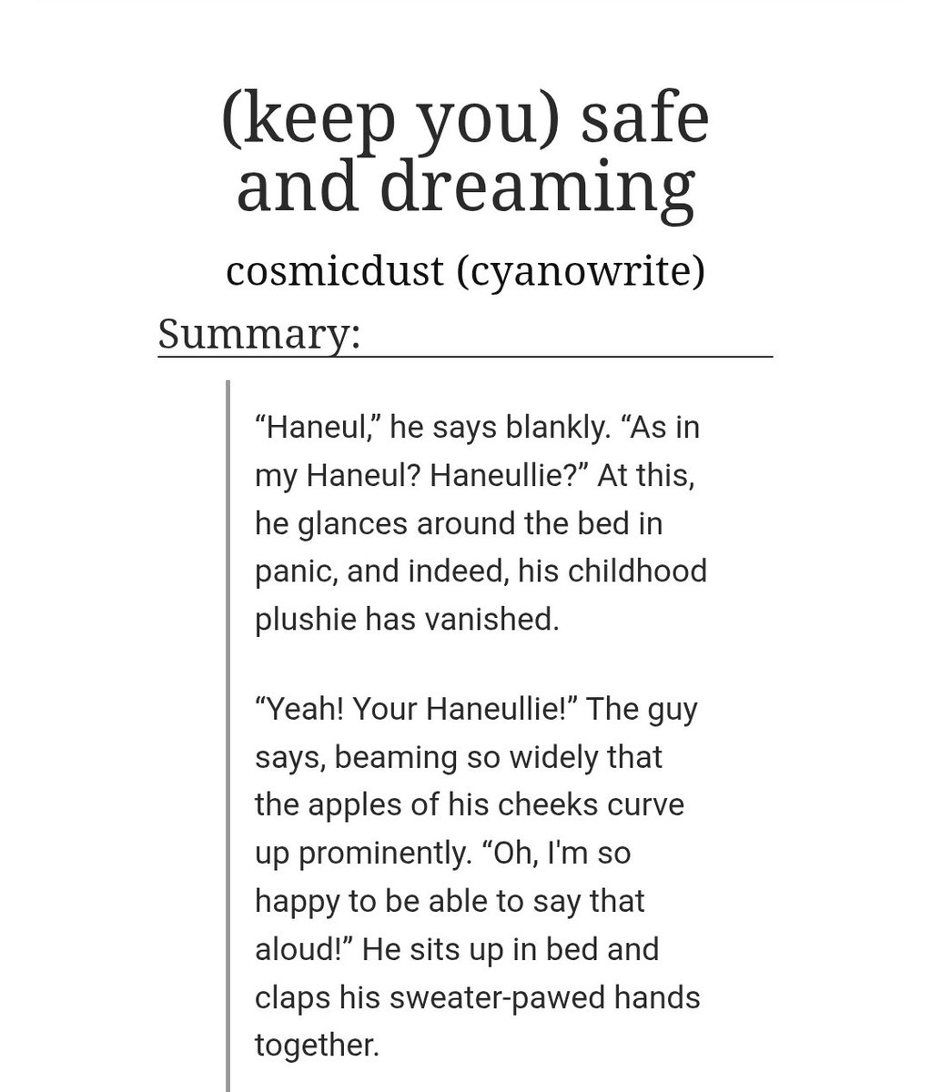 dancingrosins's tweet photo. these three fics are like my all time fav ficssss😭❤️ and i just realized what they have in commonnnn—neul/bin turning into humanssss🥹 my fav trope fr!! i think it's always so fucking adorableee

1. https://t.co/9kJqo4E4Ou
2. https://t.co/atVndceMtu
3. https://t.co/uWKSocAelU https://t.co/0ldavU2iO4