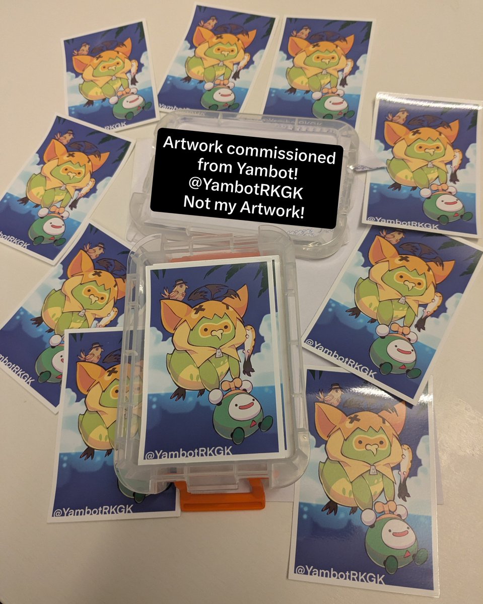 MintOtomo111's tweet photo. Tomorrow I'll be at the #justchads meetup at #VeXpo

I'll hand out these CCGG / Autofister stickers 💚🧡, featuring artwork I commissioned from the incredible @YambotRkgk earlier this year for 7th fes.

Yambot draws such a wonderful Popo!🦜

I have 90! These are the last ones...! https://t.co/CQVWNOyed5