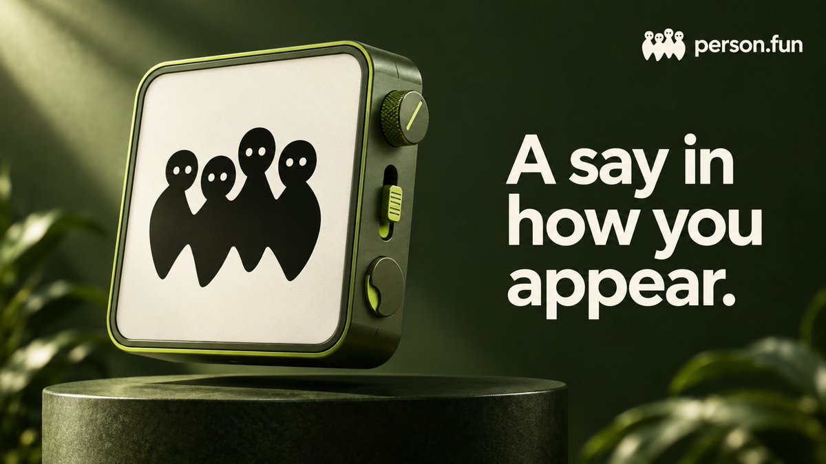 persondotfun's tweet photo. When a product is built around people, those people need a say in how they appear.

Someone may discover https://t.co/4CJ8Y6RVQG because a community created a token for them. Their next question could be about their profile rather than their earnings.

Can they introduce themselves? Choose which links to share? Explain how they want to be contacted?

For future profile tools, a useful starting point is separating information imported from a social account from information the verified person adds themselves.