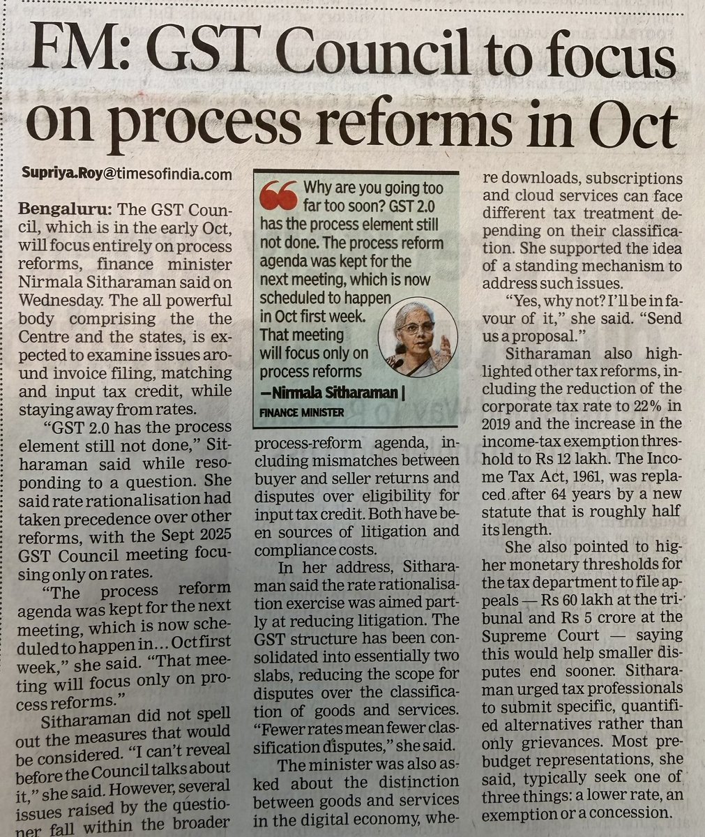 PatMatt18's tweet photo. Professional be ready for Next GST Process Changes https://t.co/GjZgxdS34i