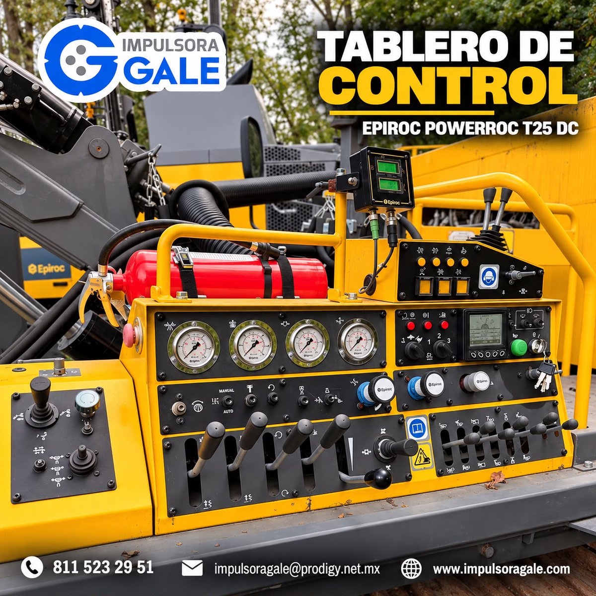 impulsoragale's tweet photo. EPIROC USA remata UNIDAD DEMO CON 57 HORAS !! Perforadora Hidráulica #Powerroc Modelo #T25/Kop1540 año 2025 . Para Acero T38 y T45. Rango de perforación 2 -3.5" Motor #Cummins QSB6.7 Tier 4 ( 173 hp ). Compresor 216 cfm @ 8.8 bar. Peso 11 280 kg. https://t.co/IwrzoJQxQG