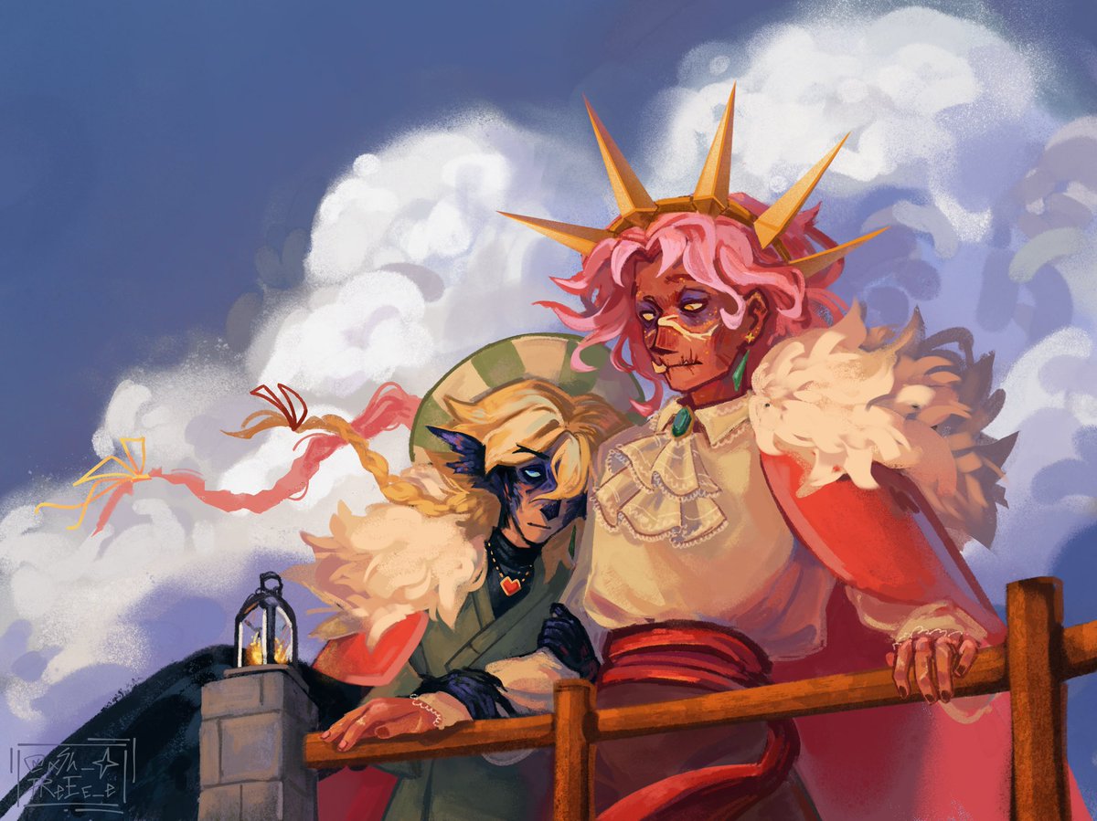 aSh_tReEe_e's tweet photo. phil no ones taking him from you bro #emeraldduo #philzafanart #technobladefanart https://t.co/5Xthp5gWAU