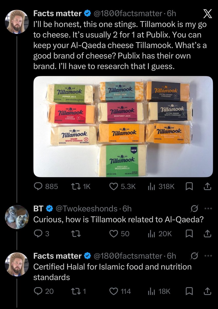 xtinemarx's tweet photo. when not even the cheese is safe from islamophobia https://t.co/qsSx67mmZf