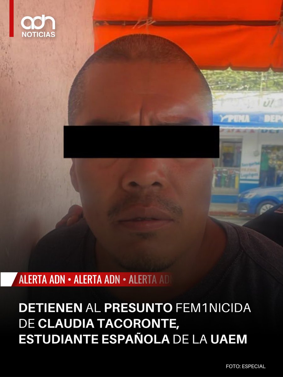 adnnoticiasmx's tweet photo. 🚨#AlertaADN
#OGH 🛑 El titular de la Secretaría de Seguridad y Protección Ciudadana (@SSPCMexico), Omar García Harfuch (@OHarfuch), compartió más información sobre la detención del feminicida de Claudia Tacoronte, estudiante de la Universidad de Granada, que se encontraba de intercambio en la UAEM.
⚠️El secretario de seguridad compartió que tras un operativo de fuerzas federales, el criminal ya se encuentra bajo resguardo federal‼️