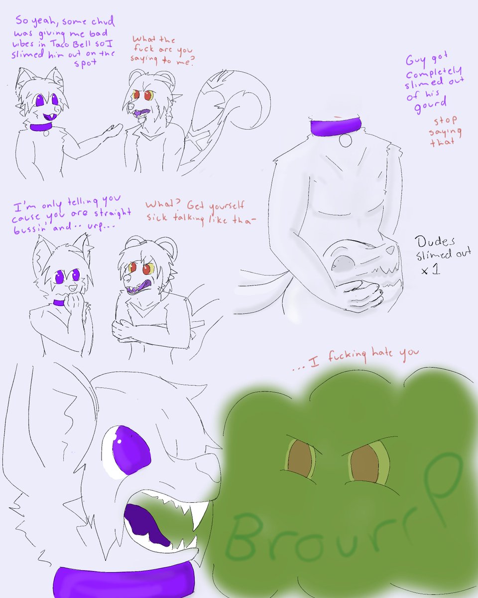 MultitailMenace's tweet photo. Oops, had to slime out @atrophene

Quick little doodle. :3 https://t.co/5nX7HJGZp3