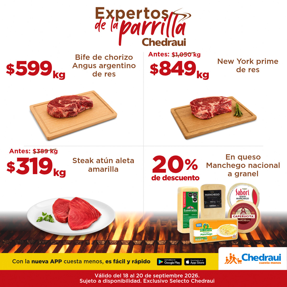 Chedrauioficial's tweet photo. 🛒✨🥩 ¡Tu semana comienza mejor con Chedraui! Descubre nuestra parrilla y encuentra todo para disfrutar en grande. 💙 #Chedraui #ParrillaChedraui #ChedrauiContigo https://t.co/lLvvmefNSy https://t.co/CJWs0qmuTR