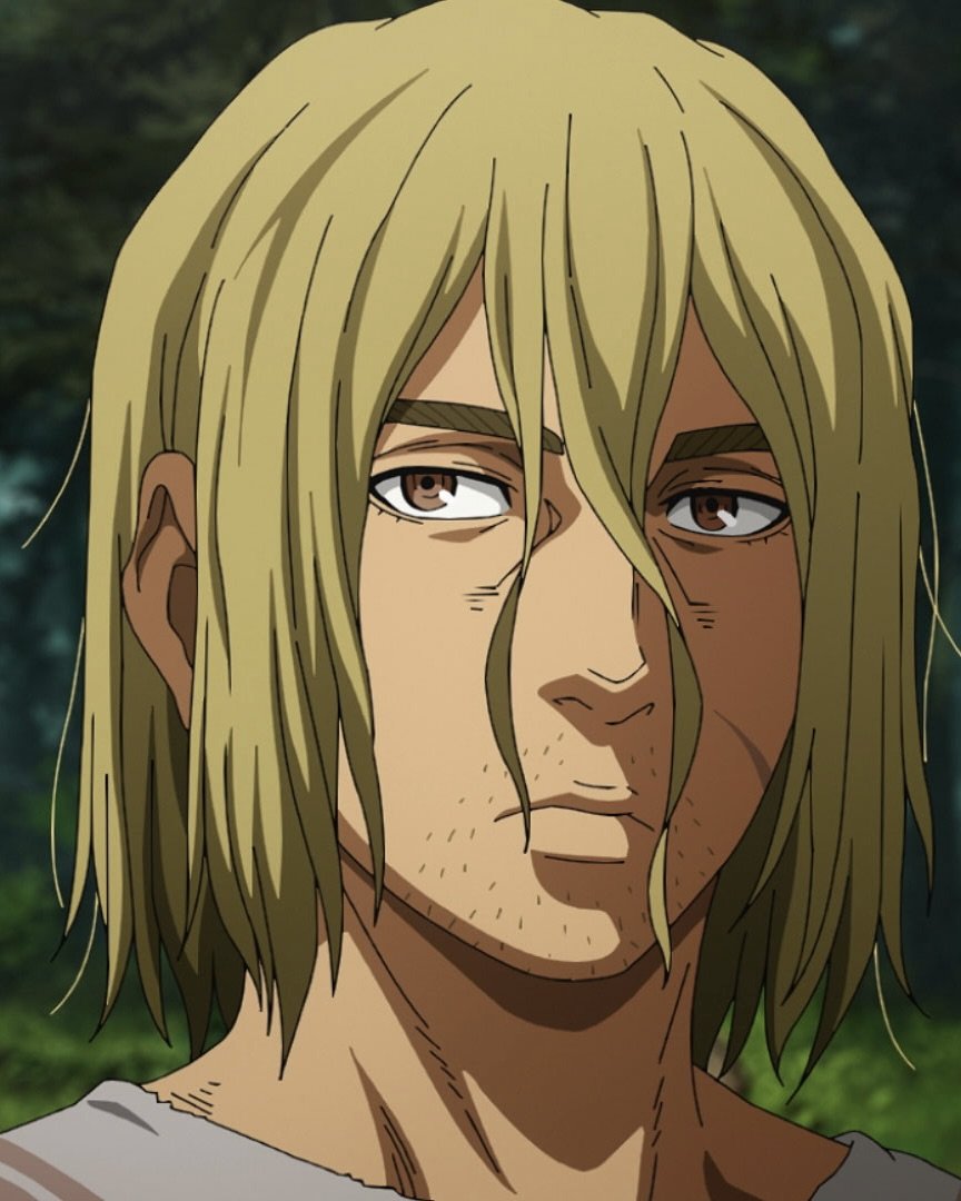 AnimeFrame0tf's tweet photo. Thorfinn standing completely still while taking 100 punches without swinging back just to earn an audience with the King. Legendary resolve. 🌾 https://t.co/l5QjTcpbDg