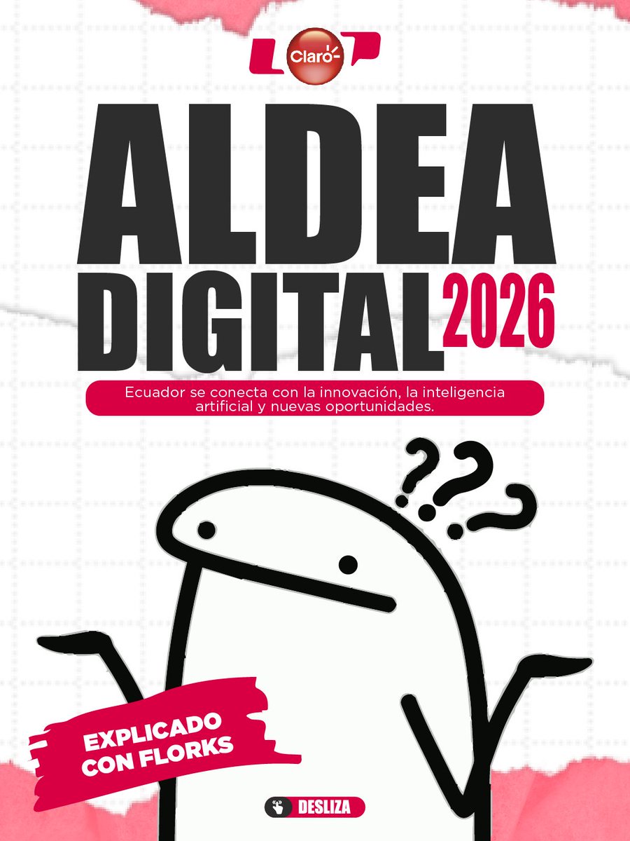 LaPosta_Ecu's tweet photo. 🤖🚀 La tecnología ya no es cosa del futuro. Está pasando ahora.
Aldea Digital Claro 2026 llega a Quito para conectar innovación, inteligencia artificial, emprendimiento y nuevas oportunidades en un solo lugar.
📅 22 de septiembre
📍 Bicentenario Centro de Convenciones de Quito
⏰ 09h00 a 17h00
🎟️ Entrada gratuita
Habrá expertos nacionales e internacionales, demostraciones en vivo, Zona Expo y Ciudad StartUp. 👀
👉 Si lo tuyo es la tecnología, la innovación o emprender, este evento es para ti.
Regístrate en https://t.co/cA6d0BV7UY.  @ClaroEcua