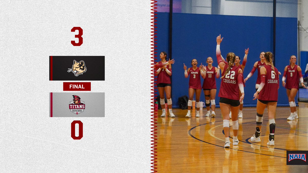 IUKVB's tweet photo. 𝙎𝙒𝙀𝙀𝙋 𝙎𝙀𝘾𝙐𝙍𝙀𝘿 🧹

The Cougars take care of business in South Bend with a straight-set victory!

#RollCougs | #IUKWVB https://t.co/SjW0FolUdt