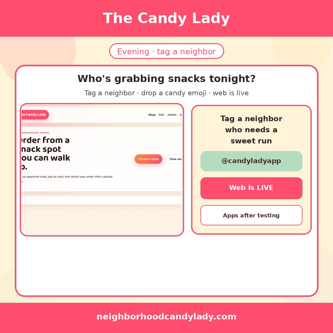 Candyladyapp tweet picture