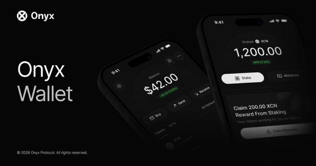 hamadi310's tweet photo. Onyx wallet $XCN https://t.co/TWA5QZBpto