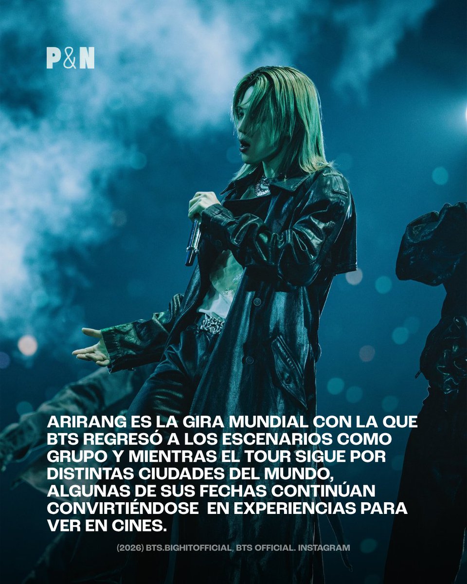 Cinepolis's tweet photo. ARMYS, prepárense porque Arirang no ha terminado… apenas comienza y ahora llega al cine. 💜🫰🏼 #BTSArirang 
@Paloma_Nacho https://t.co/qLT4h13eex
