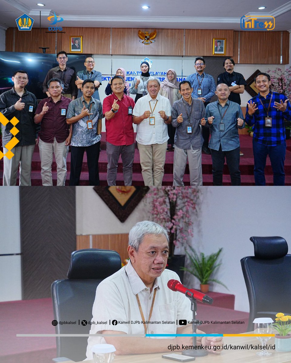 djpb_kalsel's tweet photo. Kamis (17/09), Kanwil DJPb Kalsel menggelar Koordinasi Monev Program Strategis Nasional &amp; Persiapan Pendampingan Aplikasi AKSIS bersama KPPN serta Koordinator Regional/Wilayah SPPG se-Kalsel. https://t.co/msh0NCxlUC