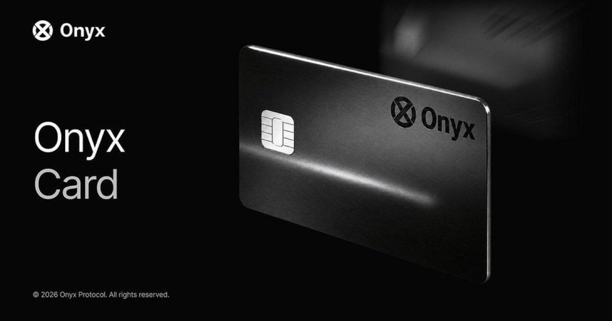 hamadi310's tweet photo. As part of our acquisition of Chain technology, our first launch is almost here: Onyx Card. 💳

Built to bring digital assets into everyday spending, Onyx Card is coming soon. 

Read more and join the waitlist below:

https://t.co/B9agk8MpQH
https://t.co/fnY2xmkUPz https://t.co/juVYxPT1iq