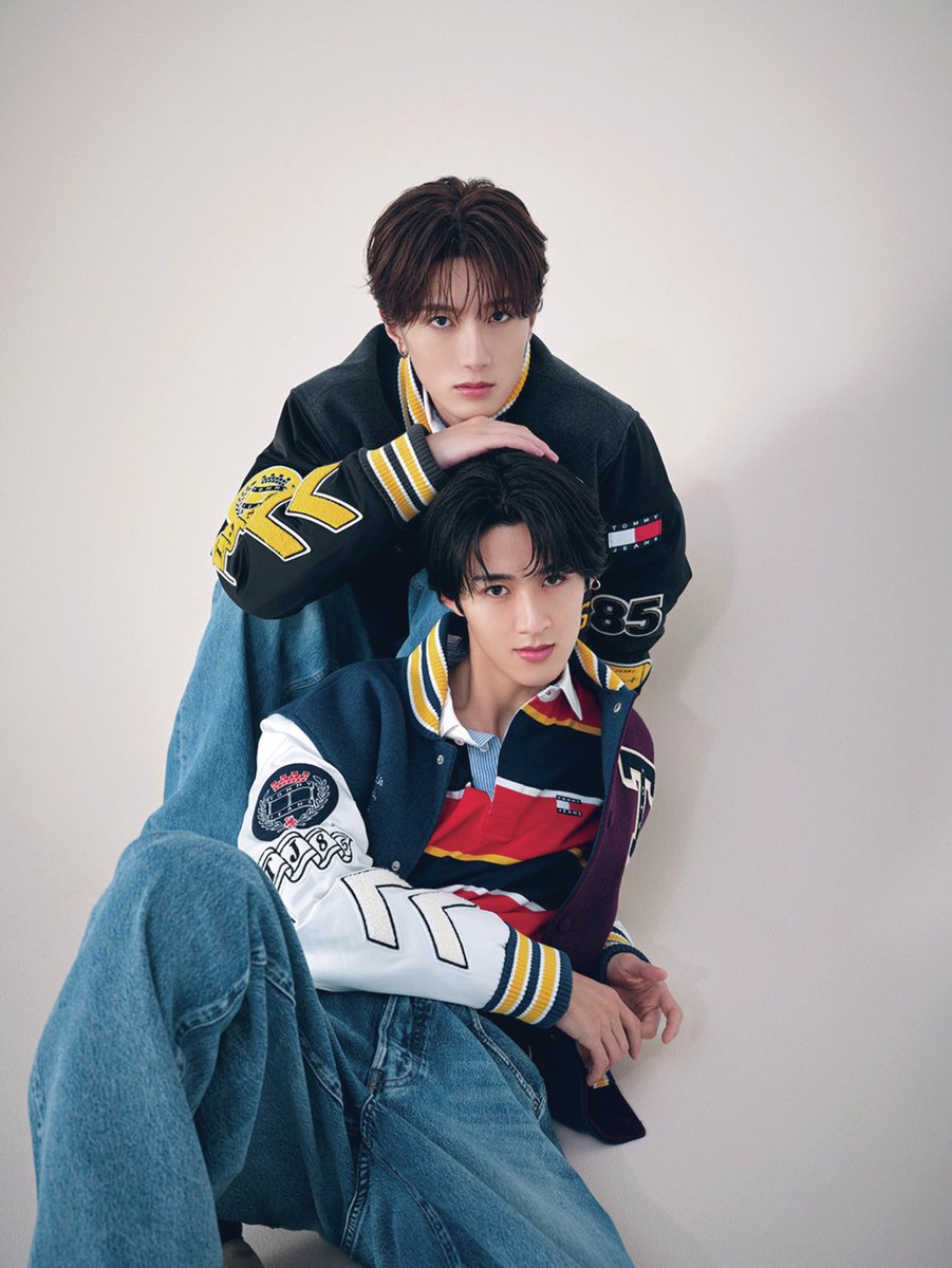 oricon's tweet photo. M!LK山中柔太朗＆曽野舜太が双子コーデ🍁
出会って10年の妄想トークも『BAILA』
https://t.co/MtRb5r7lMp
⠀
"やわしゅん"が同僚だったら、双子だったら、ルームメイトだったら…どっちが兄？など想像ふくらむ https://t.co/xuKzhSD6s2