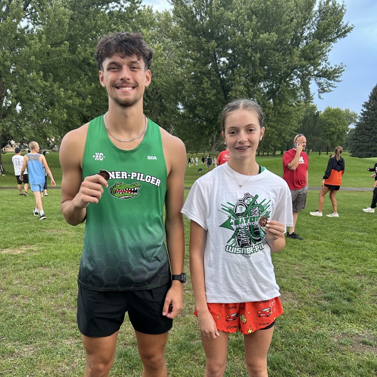 wisnerpilger's tweet photo. Congratulations to the medalists from the Pender cross country meet: Hayleigh S. 6th and Sylas D. 15th! https://t.co/GNmg2Rng3o
