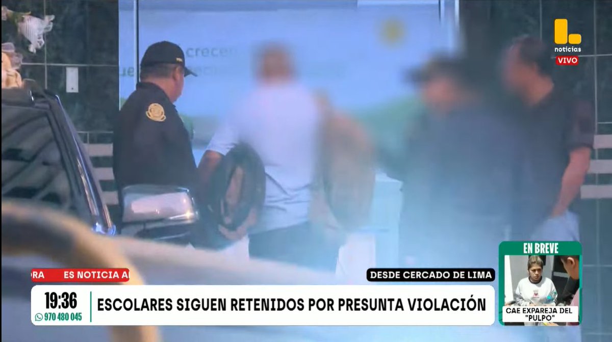 KillaPunchay's tweet photo. En Latina confirman que los familiares de los violadores del Liceo Naval han llevado colchonetas y alimentos para que puedan quedarse con ellos a descansar en un lugar especial. 
El que tiene plata cae parado en cualquier lado. https://t.co/EJhJ9xL4C8