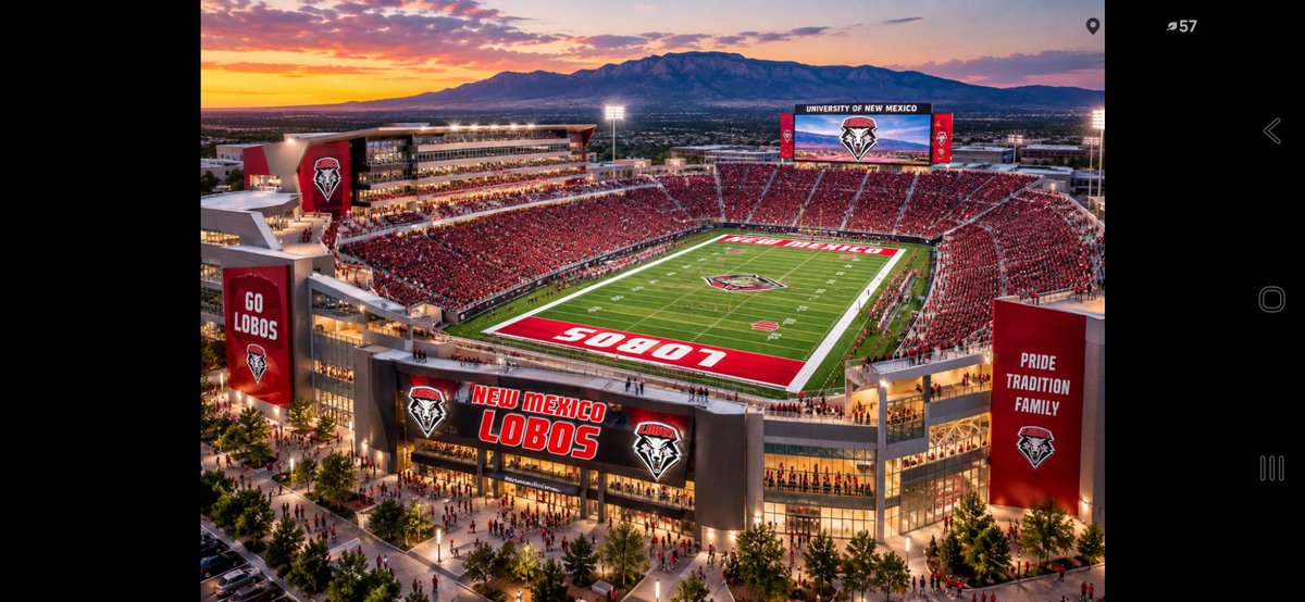 MassaraChad's tweet photo. This would be a badass New Mexico Lobos football stadium 🐺 https://t.co/fE7jZo4iWZ