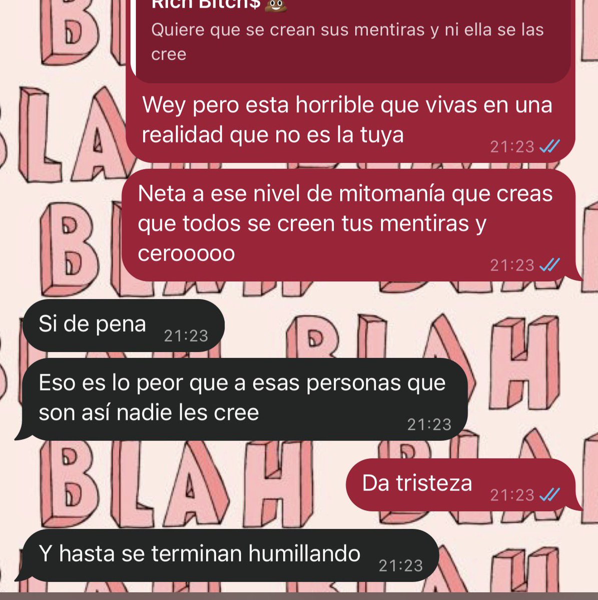 KidaPerez's tweet photo. Plis no subas a redes mentiras que todos se dan cuenta 🙃 https://t.co/3HDNpIRp6o