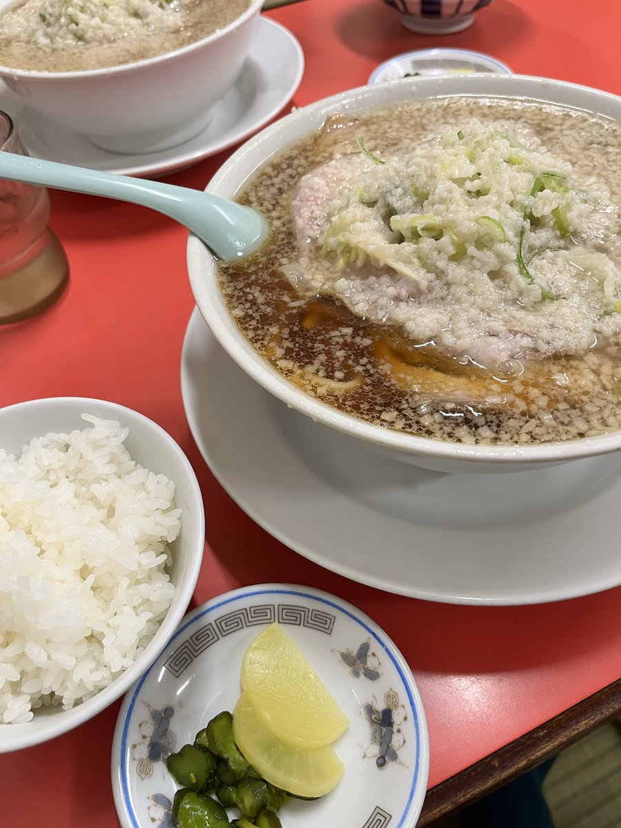 seaburaniboshi's tweet photo. お昼は安福亭神田店さんへ🍜
燕背脂ラーメンの王道👑自分的にトップに君臨！
老麺 大油 半白飯
美味かった！ご馳走様でした🙏 https://t.co/hBw2xPqGXj