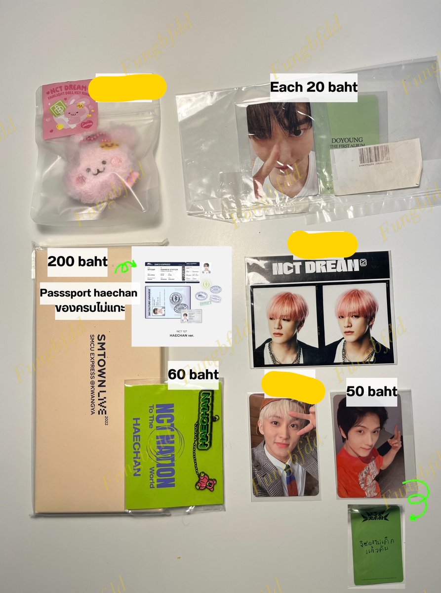 fungbfdd's tweet photo. 🫧WTS🫧
พร้อมส่ง
#fungbfddพร้อมส่ง
 
-fanlight doll keyring : jaemin
-passport haechan
-pin haechan
-2cut jeno
-การ์ด NCT jisung shopee mark btfm doyoung

🚚ค่าส่ง 30💨(ซองบับเบิ้ล)
🚚ค่าส่ง 50💨(กล่อง)

Pinky ตกต พวงกุญแจ #ตลาดนัดnct  #ตลาดนัดnctdream #ตลาดนัดnct127 #ตลาดนัดอซท https://t.co/IMwybAGExc